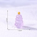 Miniatyrbilde 7 av 8: 1 stk Mini Juletrær Dekorasjon Hagedekor Snølandskap Orange