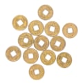 Miniatyrbilde 4 av 8: 100 stk Mini 10 mm Feng Shui Lykke Mynter Sink Legering Qing Dynas