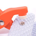 Miniatyrbilde 4 av 8: Sett med trykknapper i metall med hurtigfester, trykknapper og ringer Set A
