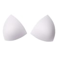 Pikkukuva 1 / 5: Uimapuku pehmuste Insertit Vaahtokolmio Sponge Pads Breast Bra White Triangle