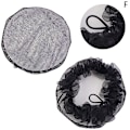 Miniatyrbillede 1 af 8: Lille hul sort elastisk mesh Snood hår Net Bun Cover til bold F