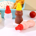 Miniatyrbillede 1 af 5: 2 Stk Mini Krydderi Flaske Salatdressing Ketchup Krukke Dispenserer