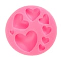 Miniatyrbilde 4 av 6: 3D DIY Hjerte Fondant Form Silikon Kake Dekorering Håndverk Sukker