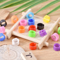 Miniatyrbilde 5 av 8: 100 Stk Duer Ringer 8mm Bajonett Identifikasjon Ring Due Foo