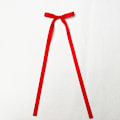 Pikkukuva 1 / 8: n Style Ribbon Bow Hiuspidike Pitkä Tupsu Hiusneula Sweet Lovely H Red