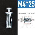 Miniatyrbilde 1 av 6: 10 Sett M4/M5/M6 Jack Nuts Bil Metall Skrue Blomst Nøtter For Hollo M4/25