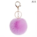 Pikkukuva 1 / 8: 8cm e Key Pehmeä Fluffy Fur Ball Avaimenperä Fluffy Avaimenperät Trink A11
