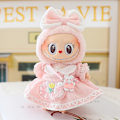 Miniatyrbild 8 av 8: 6 Kläder för Labubu Dockor Tillbehör Stilfull Kawaii Ou A2