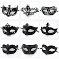 Miniatyrbilde 2 av 8: 1PC Masquerade Mask Halloween Kostymefest Maske Kvinner Menn Fanc 3