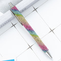 Miniatyrbillede 5 af 8: Tryk Metal Kuglepenne Diamant Multi-farve Gavepen Creativ A11