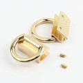 Miniatyrbillede 3 af 8: Metaltaske Side Edge Hang Buckle New Style Clip Clasp til DIY Le A3