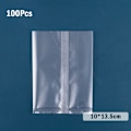 Miniatyrbillede 1 af 8: 100 Stk Tykkere hine Seal Poser Klar Frosted Biscuit DIY Bagning 10*13.5cm