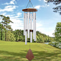 Miniatyrbilde 3 av 5: Store dype tone Windchime Kapellklokker Vindklokker Black