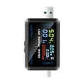 Miniatyrbilde 8 av 8: High End 10-i-1 USB Type C Voltmeter Amperemeter Kapasitetstester D USB and TypeC