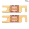 Miniatyrbillede 1 af 8: 2 stk forgyldt stud bilsikringer mini bil eller sikring 20A-200A 32V Au 120A