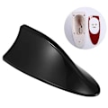 Miniatyrbillede 1 af 8: Car Radio Shark Fin Car Shark Antenne Radio FM Signal Design Fo Black