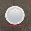Miniatyrbillede 1 af 8: Nøglering vedhæng Form Sæt DIY Pendant Resin Form Krystal Epoxy A5