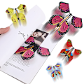 Miniatyrbillede 3 af 8: 10 stk Magic Flying Butterflies Wind Up Toy In The Sky Bogmærke 1