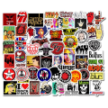 Miniatyrbillede 2 af 8: 52 stk Rock and Roll Hip Hop Punk Music Band Stickers til telefonen