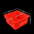Miniatyrbilde 1 av 8: 86 Type PVC elektrisk koblingsboks, monteringsdesign, solid struktur A2