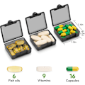 Pikkukuva 3 / 8: 3 kpl pilleritablettikotelon organizer Transparent