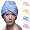 Miniatyrbillede 5 af 8: Mikrofiber Hår Wrap Håndklæde Tørring Bad Spa Hoved Cap Turban Twis