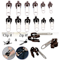 Miniatyrbild 2 av 5: 6st Instant Zipper Universal Instant Fix Zipper Repair Black