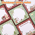 Miniatyrbilde 2 av 8: 50 Ark Tegneserie Sticky Notes Kreativ Juleblokk Bærbar A3
