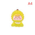Miniatyrbillede 1 af 8: Frugt Noctilucous Miniature Figurine Resin Håndværk DIY Bil Inter A4-noctilucous