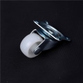 Miniatyrbilde 6 av 7: 4stk 10kg Universal svingbare hjul 1" Hjul Hjul Hvit PP Ny