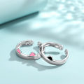 Miniatyrbilde 5 av 8: Fashion e Cat Ear Open Justerbar Fingerring For Damesmykker C