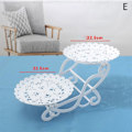 Miniatyrbillede 1 af 8: 1/2stk Kage Stativ Retter Cupcake Snacks Taller Tre-lags Crea E