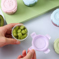 Miniatyrbild 4 av 8: 1 st Plastdressingsbehållare Sås Sallad Kylskåp Förvaringsburk Blue