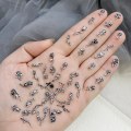 Miniatyrbild 7 av 8: 10 ST 3D Rose Nail Art Ornament Legering Nail Art Charms DIY Retro C