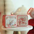 Miniatyrbilde 2 av 8: Easter Square Box Candy Box Easter Bunny Printing Tin Blikk D