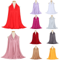 Miniatyrbilde 4 av 5: 1 stk Hijab skjerf For muslimske kvinner Sjal Hijabs Modal Woman Turba Brown