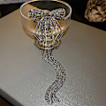 Miniatyrbilde 7 av 8: Mote Delikat Sløyfe Dusk Hårklemmer For Kvinner Sparkly Rhines A1