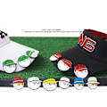 Pikkukuva 4 / 8: 1 kpl Cap pidikkeet Mark Golfpallon asento Irrotettava Golfhattu M White C