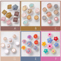 Miniatyrbillede 8 af 8: 8 stk Nail Art Toe Separator Silikone Fod Tæ Separator Gel F E