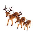 Miniatyrbillede 3 af 8: Jul Simulering Plys Rensdyr Xmas Elg Plys LEGETØJ nytår 25cm