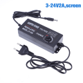 Miniatyrbild 1 av 5: Power strömförsörjning AC DC 220V till 3V-36V 1/2/3/5A Universal 9(3-24V2A,screen)