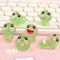 Pikkukuva 2 / 8: Värikäs Luminous Frog Craft Resin Ornament Desktop Miniature O A