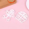 Miniatyrbillede 8 af 8: 1 stk Christmas Gingerbread Man Cookie ters DIY Plastic Cartoon P A