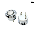 Miniatyrbillede 1 af 8: Touch Head Induktionskontakt til LED Strip DIY Sengeskabsskab Chrome Three Legs
