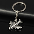 Miniatyrbilde 4 av 7: Creative Retro 3D Airplane Metal Keychain Pendant Keyring Key C 1pc