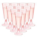 Miniatyrbillede 8 af 8: 10 stk Anti-fald engangs Champagne Flute Slim Cocktailkopper P