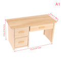 Miniatyrbillede 1 af 5: DollHouse Miniature Simulering Mini Skrivebordsstol Model DIY Access A1
