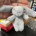 Stuffed Animals e Cartoon Nyckelring Prydnad Leksak Flickväska Bilnyckel Light gray