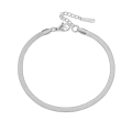 Miniatyrbillede 5 af 5: Rustfrit stål Snake Chain Anklet For Kvinder/Mænd Sexet Ben Fod Rose Gold