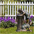 Miniatyrbillede 8 af 8: Indendørs/udendørs springvand statue harpiks have skulptur gårdhave P3